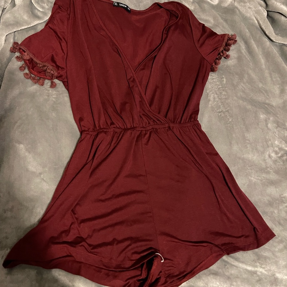 Maroon romper
